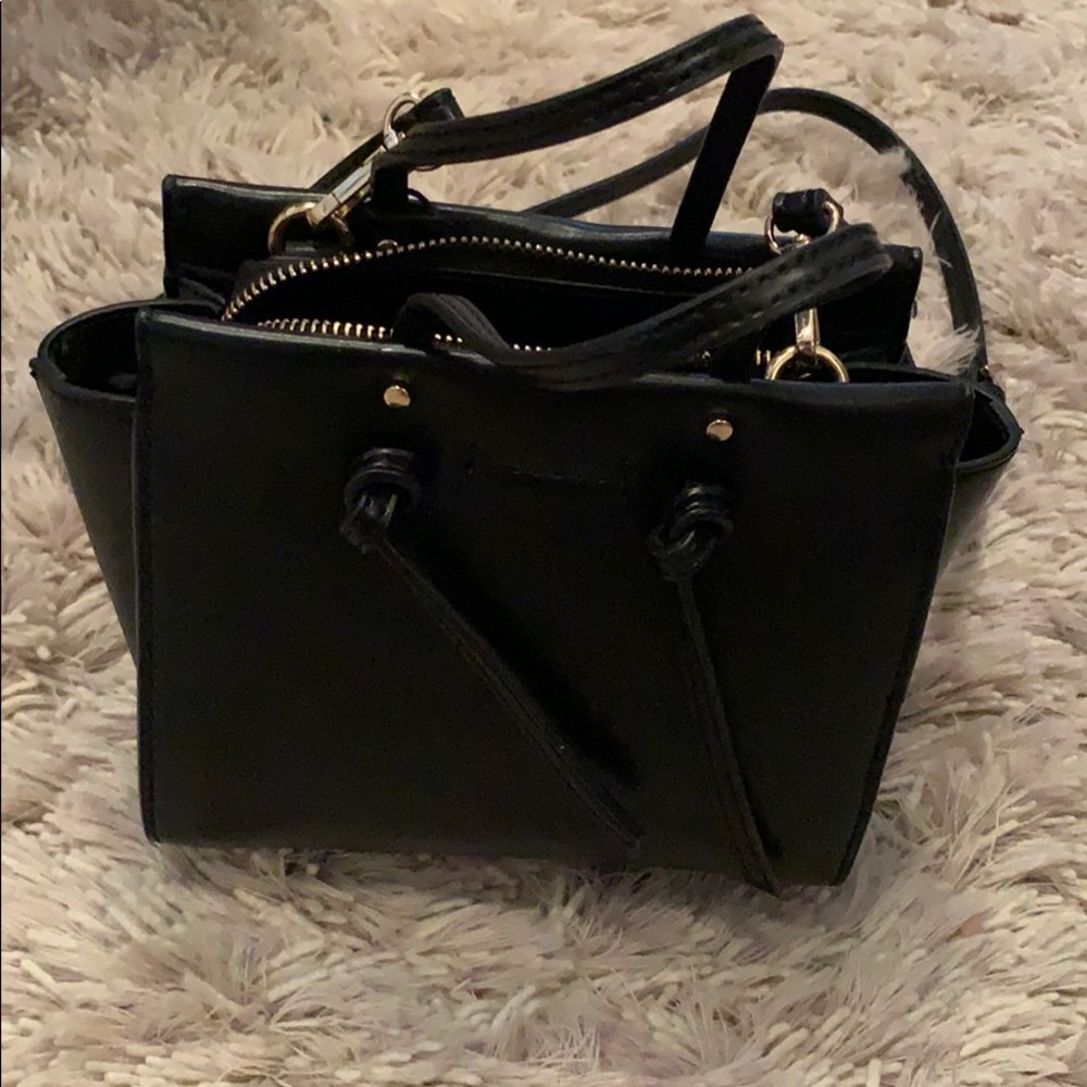 Zara black crossbody/shoulder bag